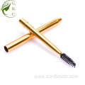 Metal Mascara Brushes Makeup Eyebrow Brush with Lid